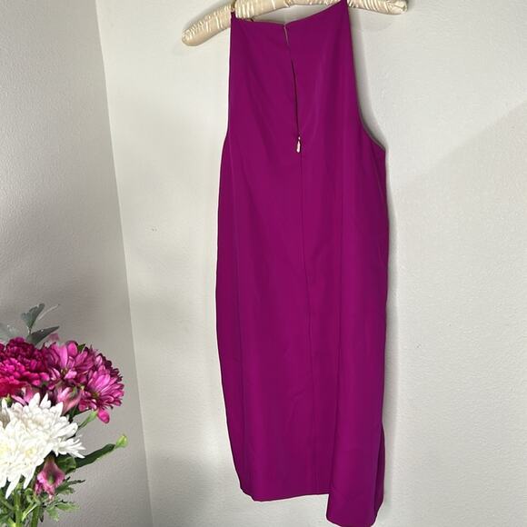 Trina Turk Halter Felisha Dress - Size 12 - Purple/Pink - Picture 11 of 13